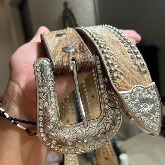 Western leather belt. - Picture 10 of 12